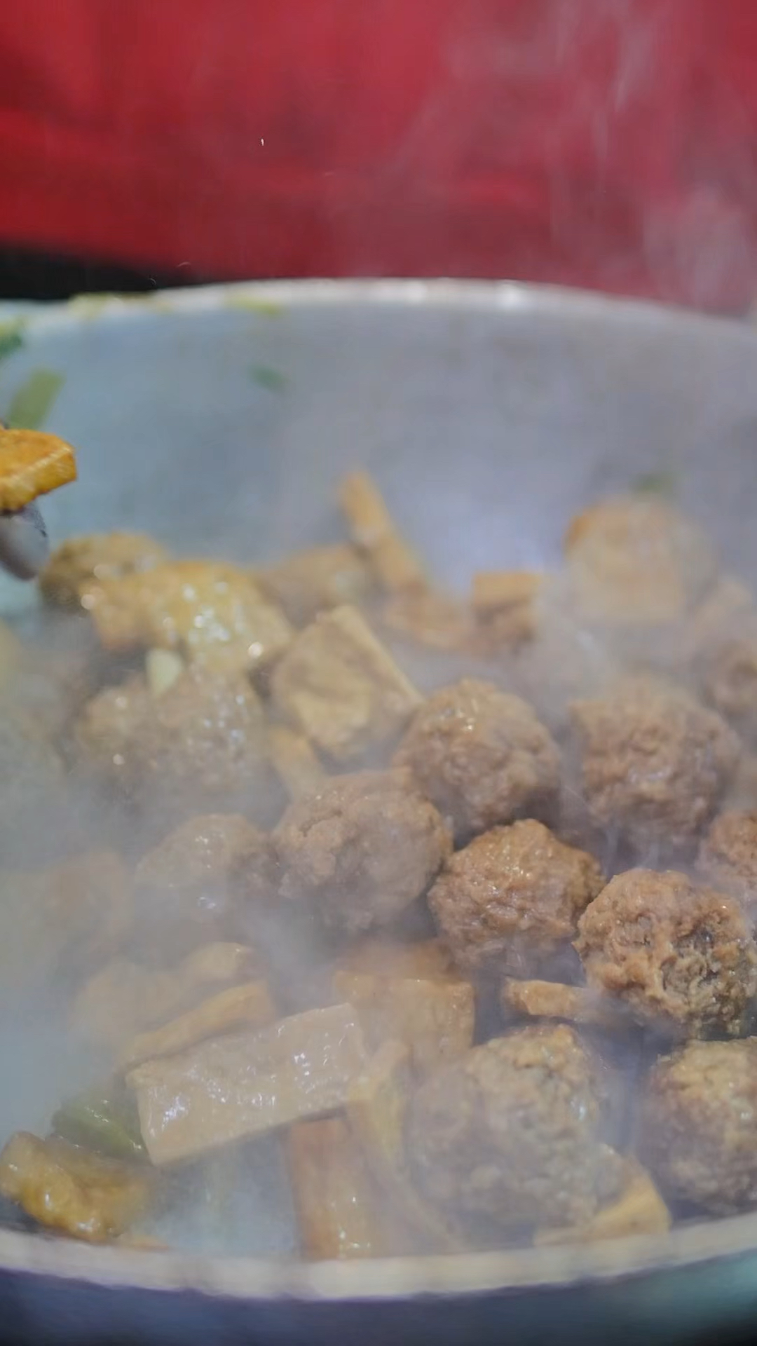 西安的牛肉丸子大烩菜