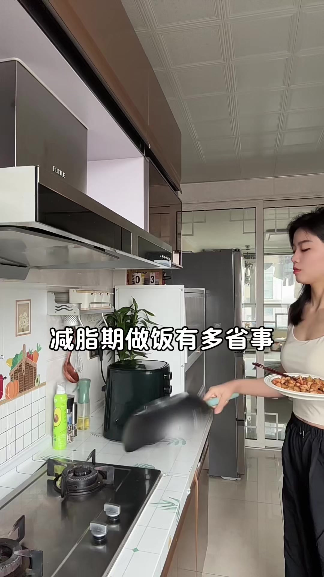 烧烤味的鸡胸肉炒土豆,真的巨好吃!