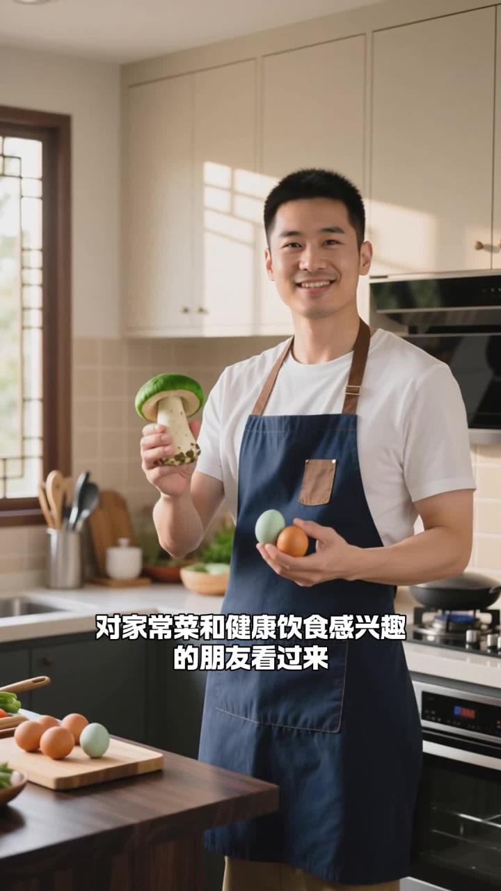 青头菌炒鸡蛋,鲜香又营养,家常健康菜