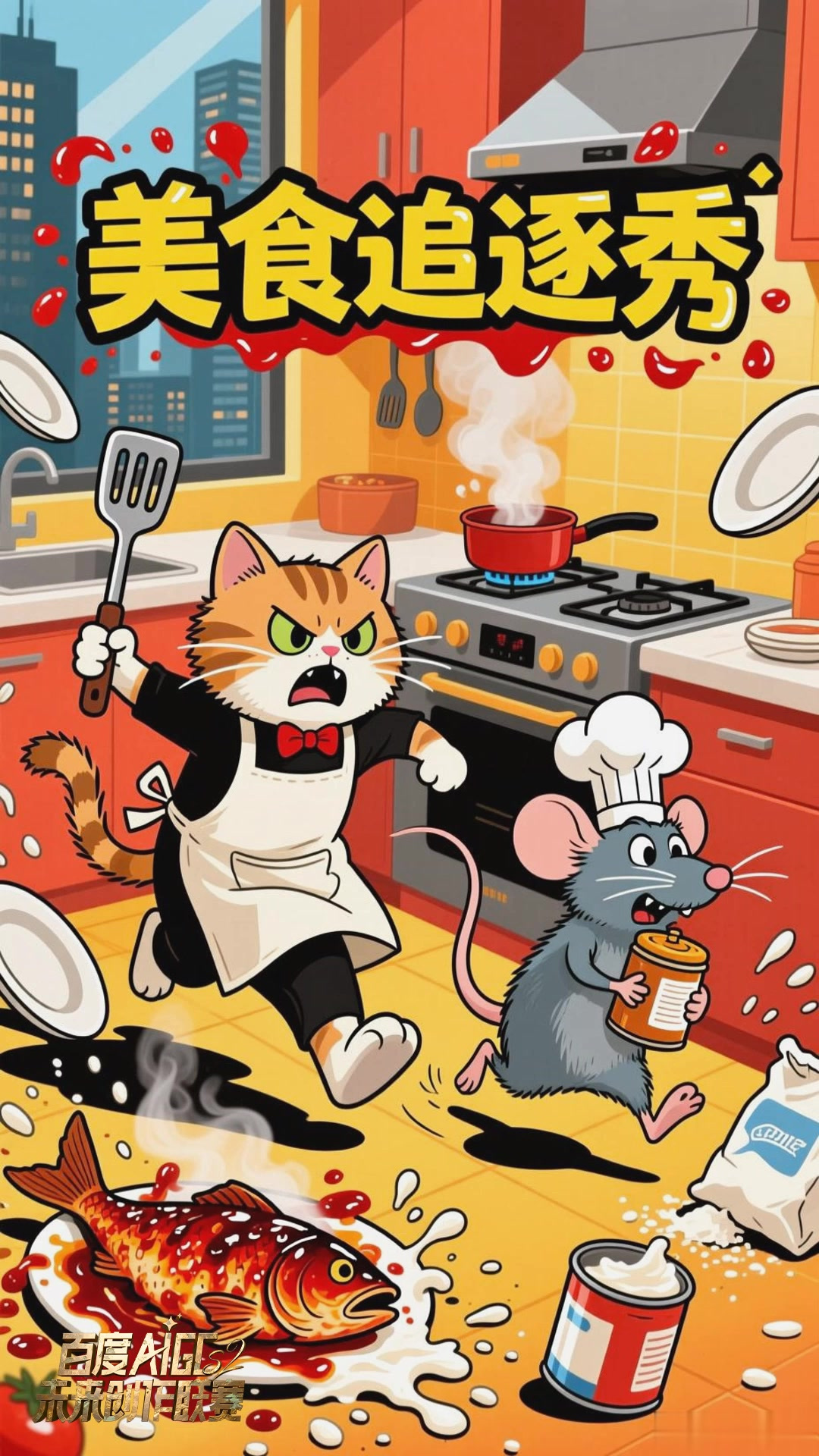 《猫鼠美食剧场》:追逐戏竟是美食节目的戏剧冲突核心?