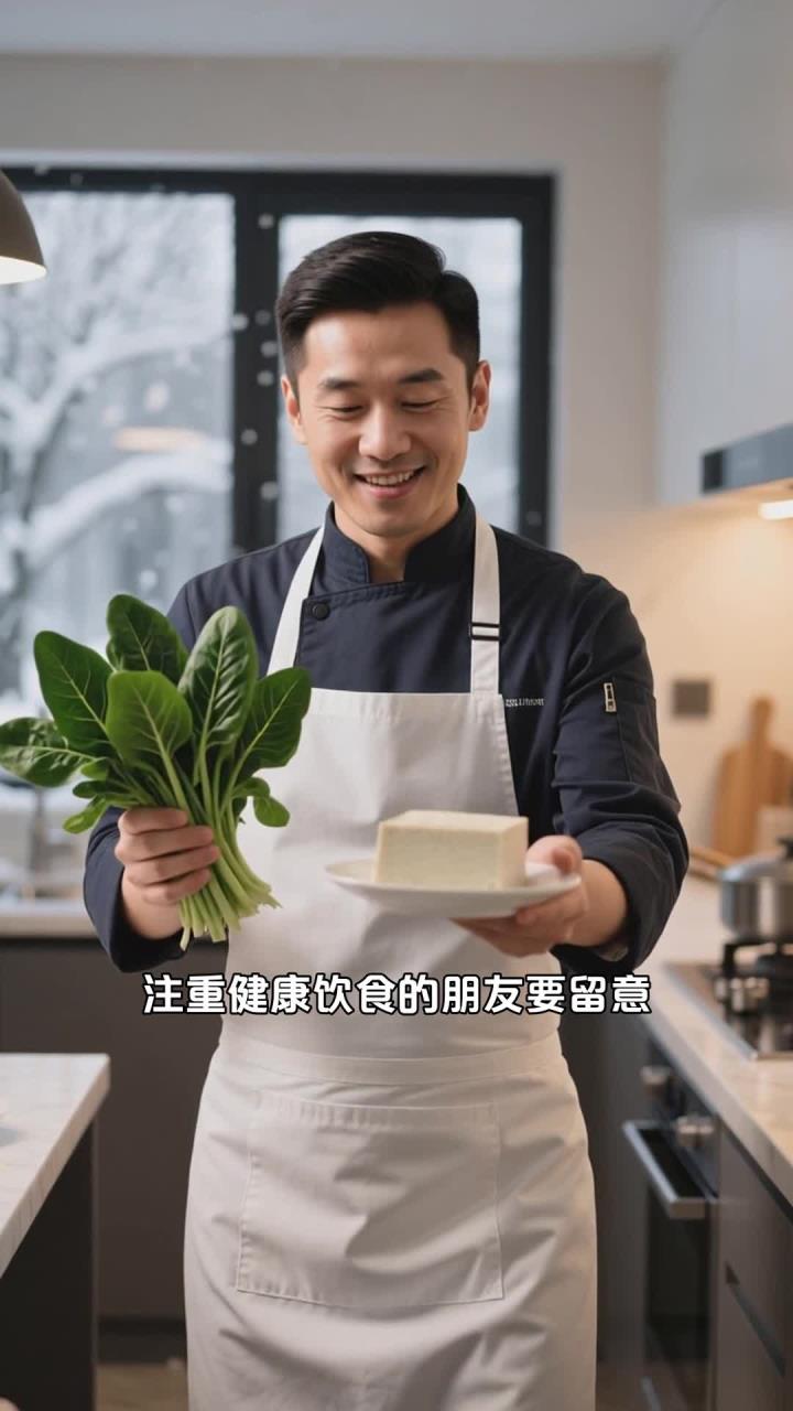 冬季多吃菠菜,拌豆腐暖身又补铁