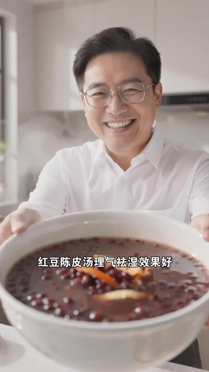 红豆+陈皮煮汤,理气祛湿,总觉得腹胀的人能喝吗?