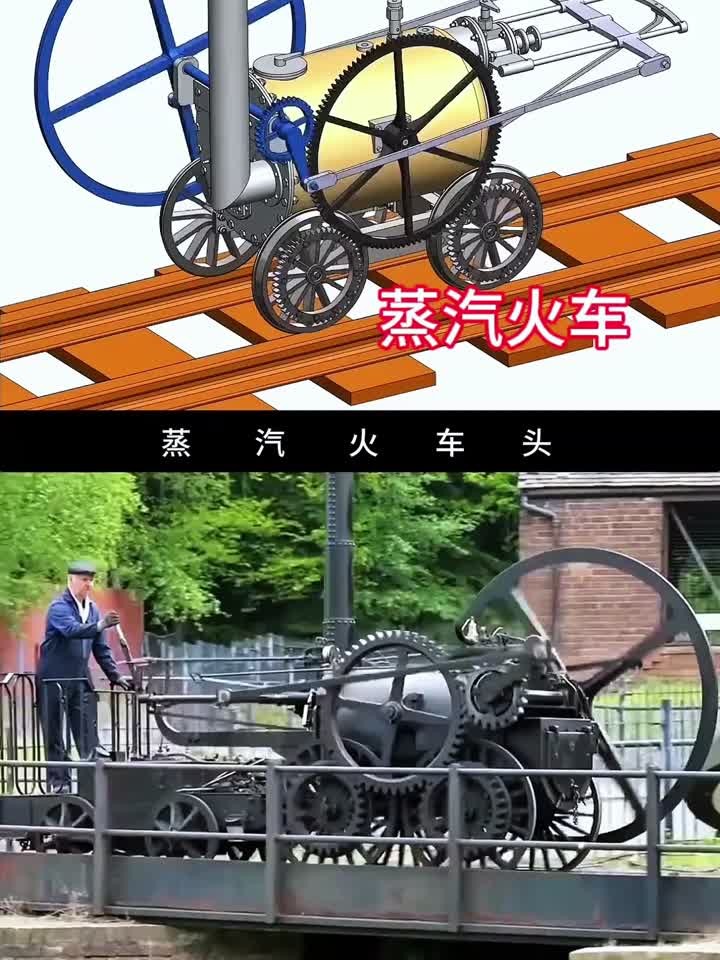 太厉害了,这个就是以前蒸汽火车头的设计结构
