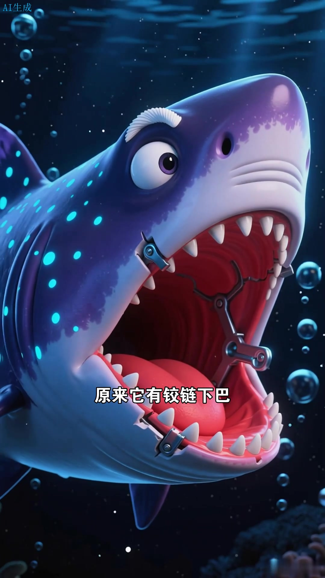 巨口鱼,铰链下巴,下颚可脱臼吞食巨物的设计