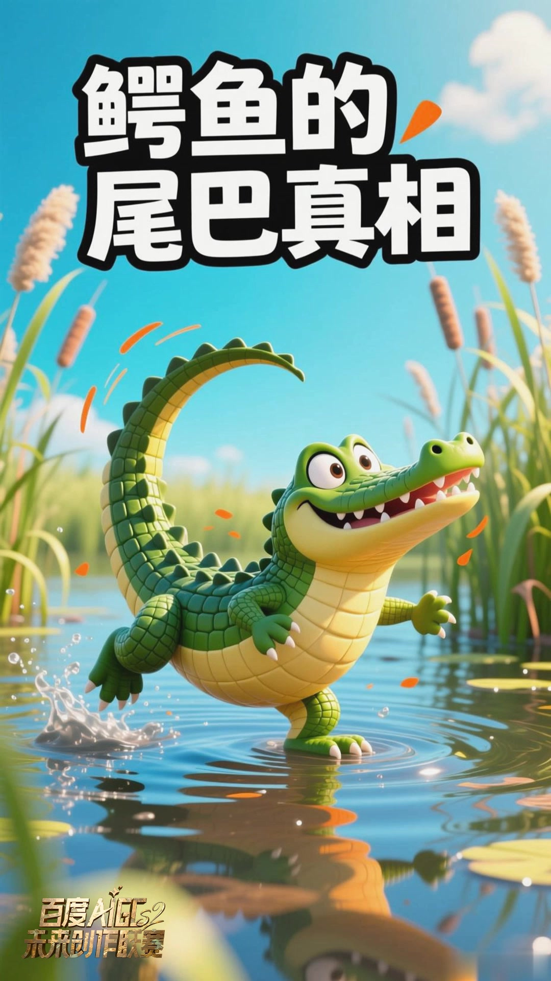 鳄鱼的尾巴能当武器吗,是“尾巴上的攻击小利器”?