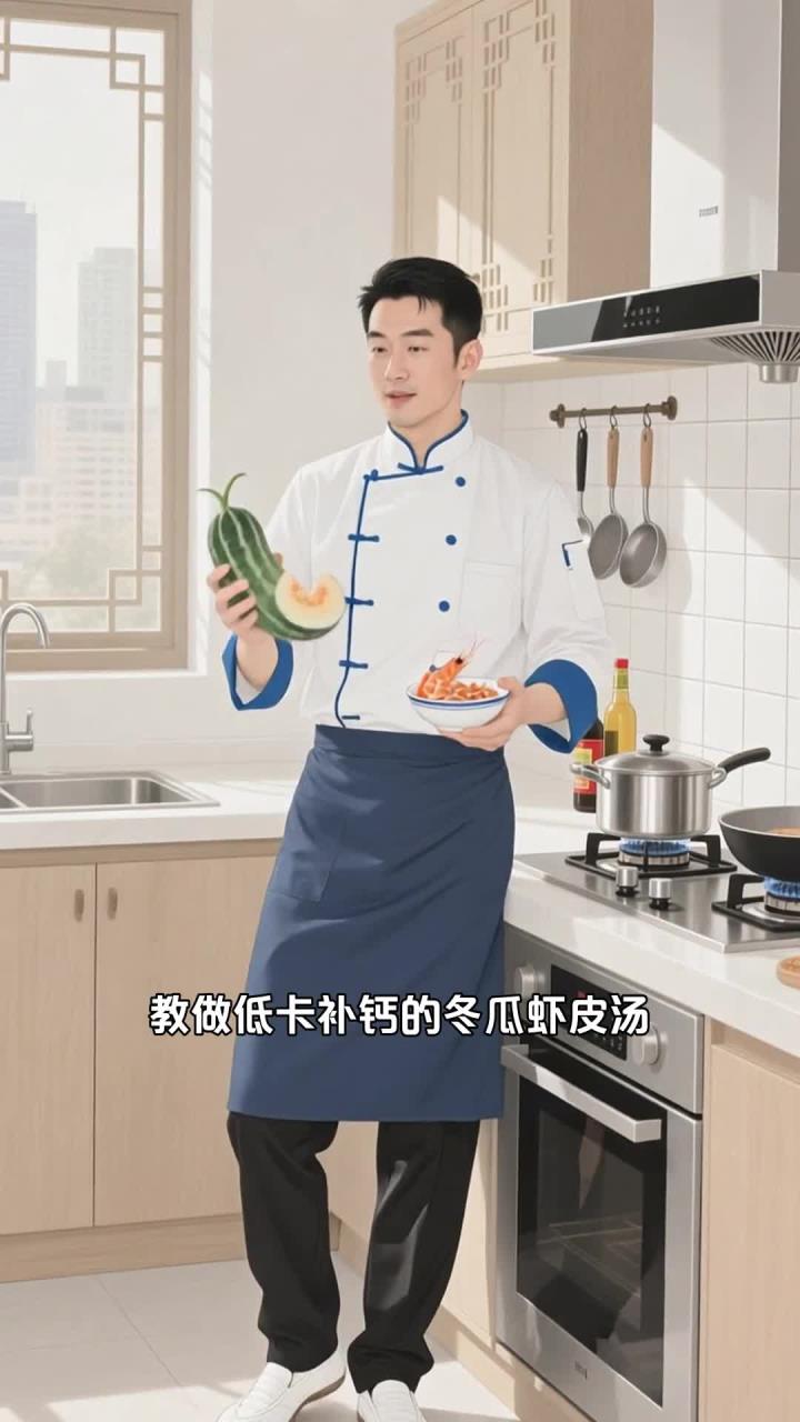 冬瓜搭虾皮咋炖,煮 10 分钟,清热还补钙!