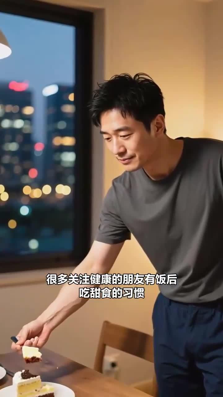 饭后不立即吃甜食,避免血糖升高