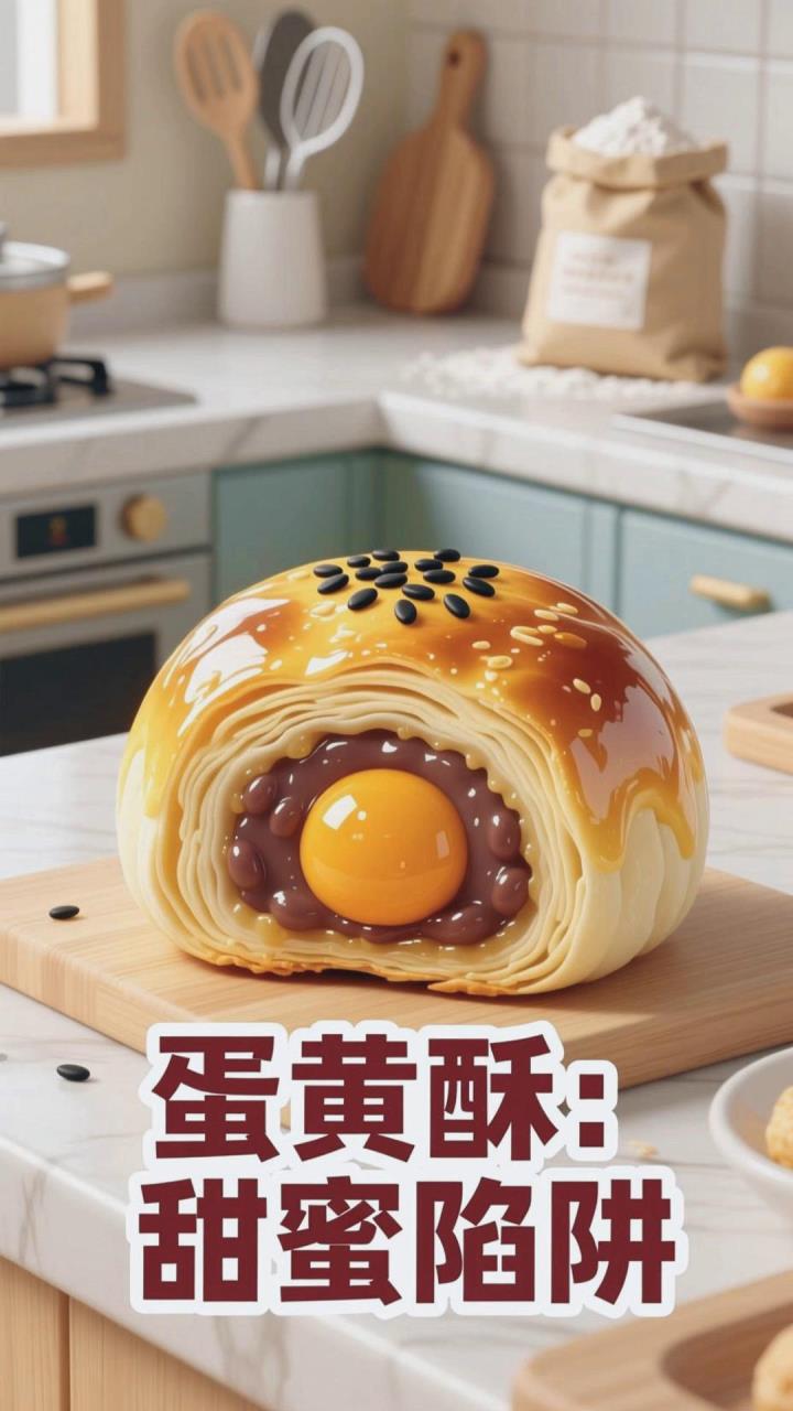 蛋黄酥少吃!高糖高油,养生浅尝止!