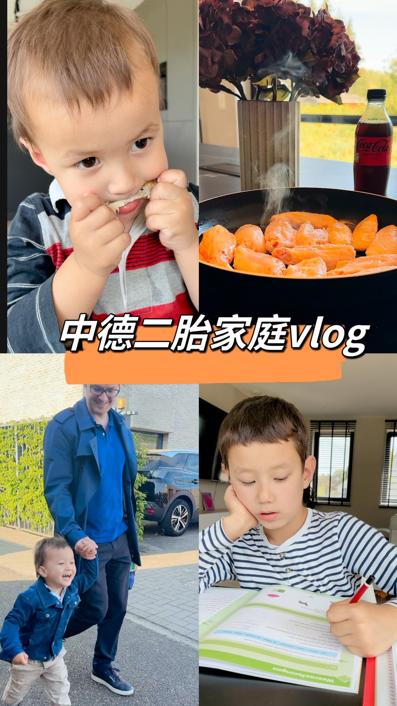 中德二胎家庭vlog:可乐鸡翅|逛超市