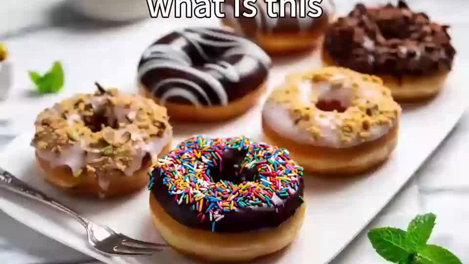 donut（甜甜圈）10秒速记单词