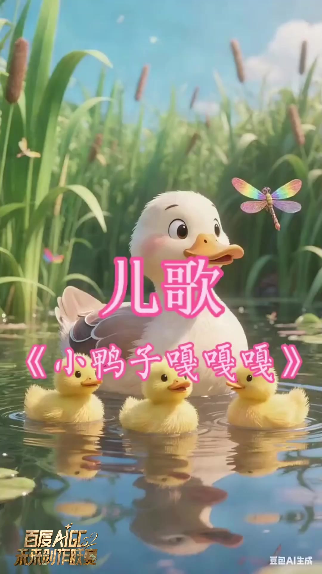 早教儿歌：《小鸭子嘎嘎嘎》完整版上线，欢快畅听无限循环~