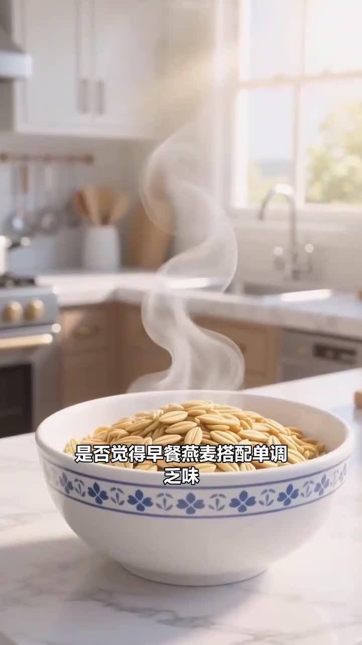 早餐燕麦新吃法,健康养生 4 种水果搭配,告别单调