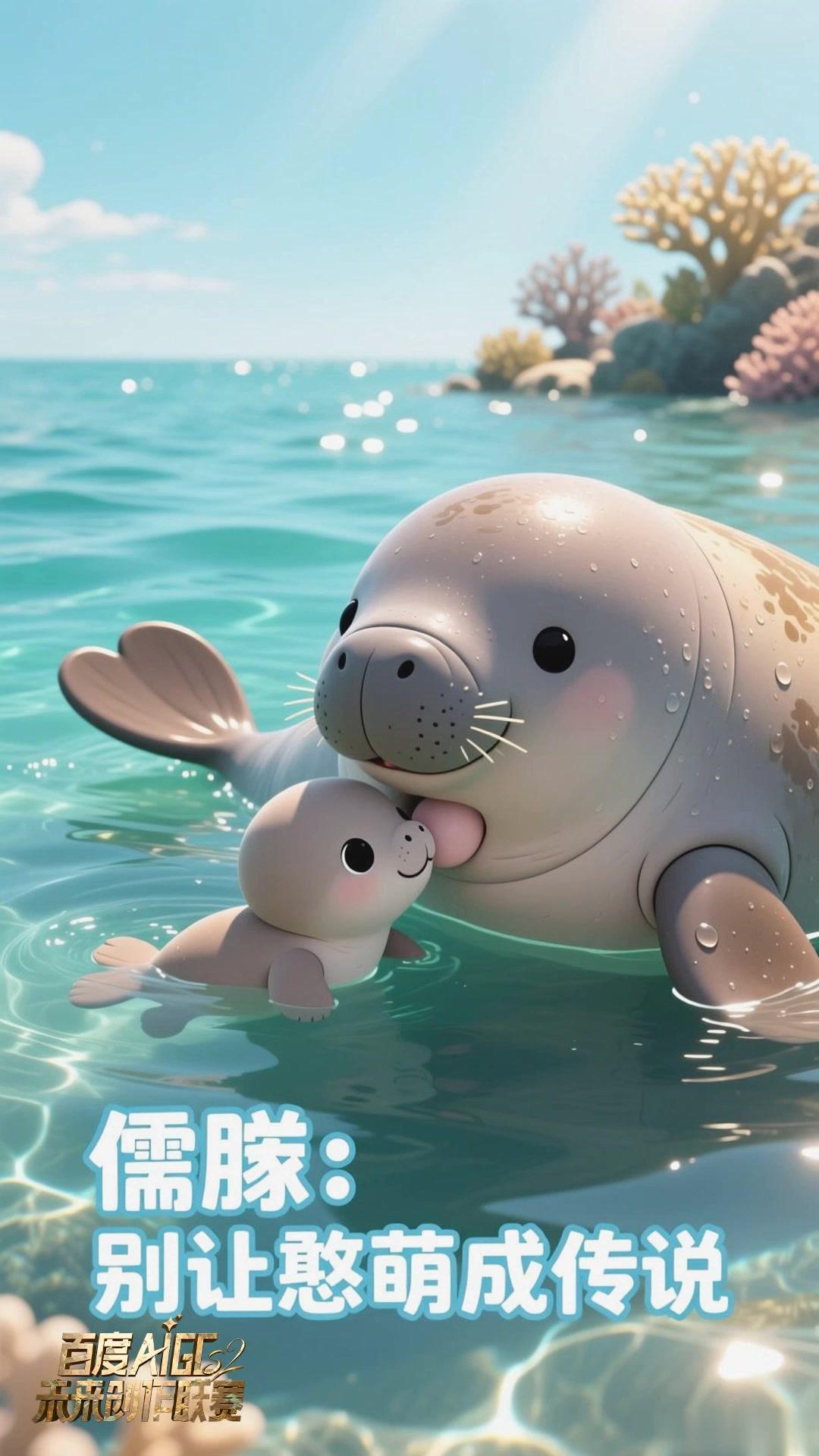 儒艮：传说中的美人鱼，其实是个胖墩墩