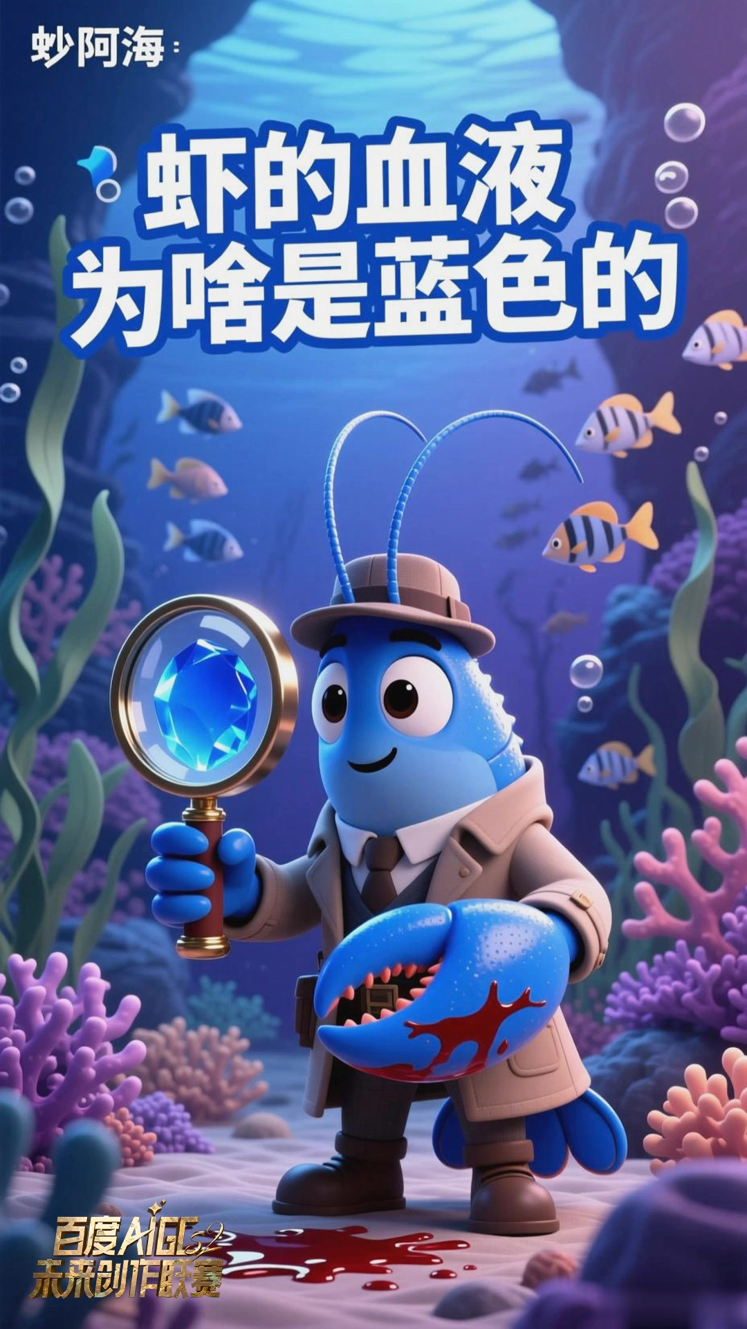 虾的血液,为啥是蓝色的?