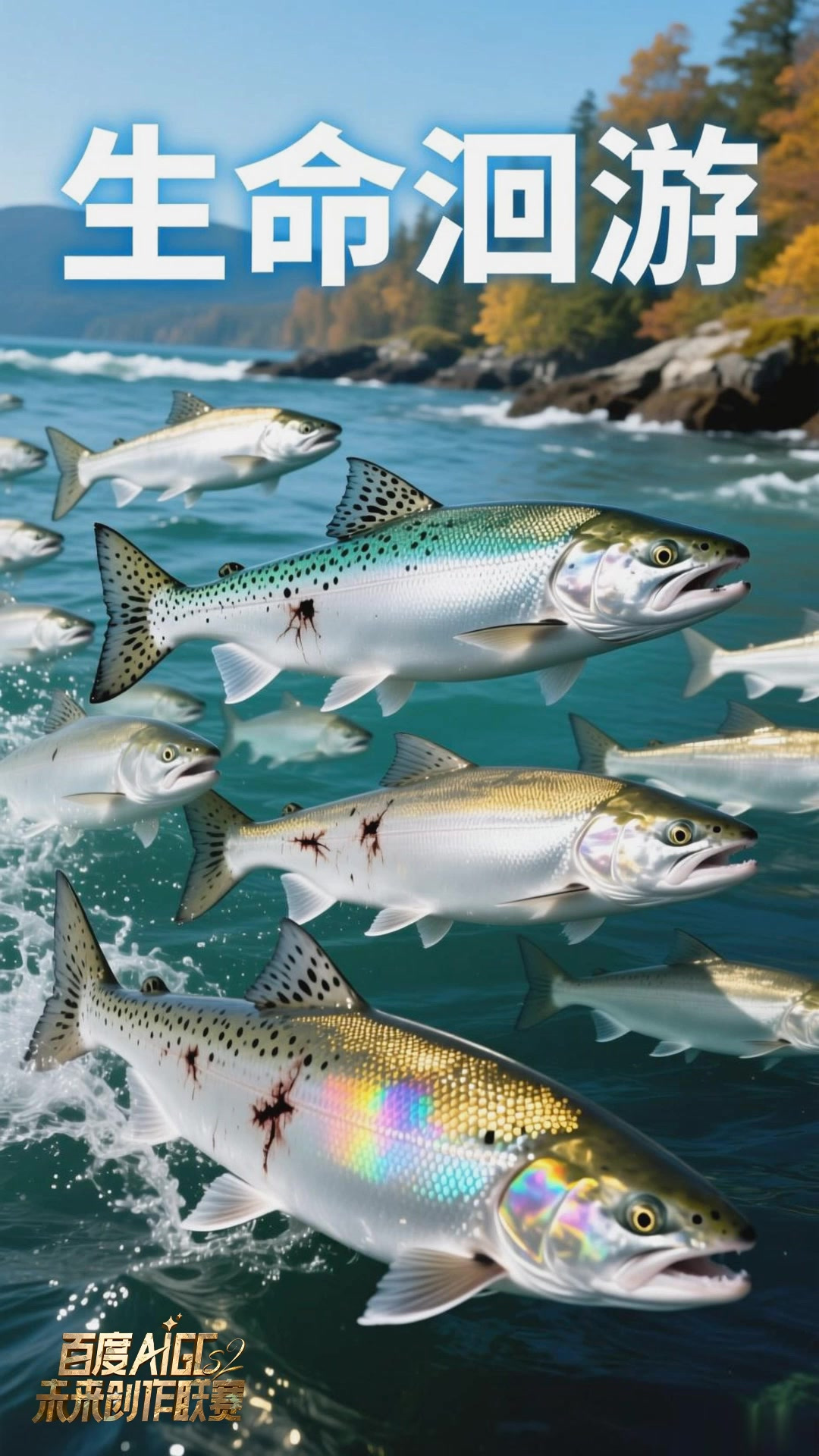 大马哈鱼洄游千里,回到出生地繁衍后死亡