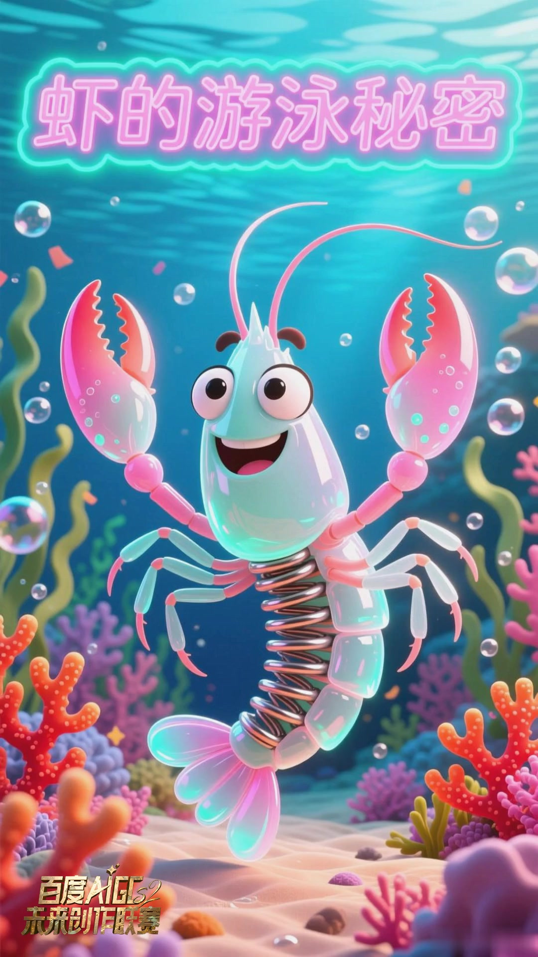 虾游泳方式特别,是“身体在左右摆动跳舞小舞者吗”?