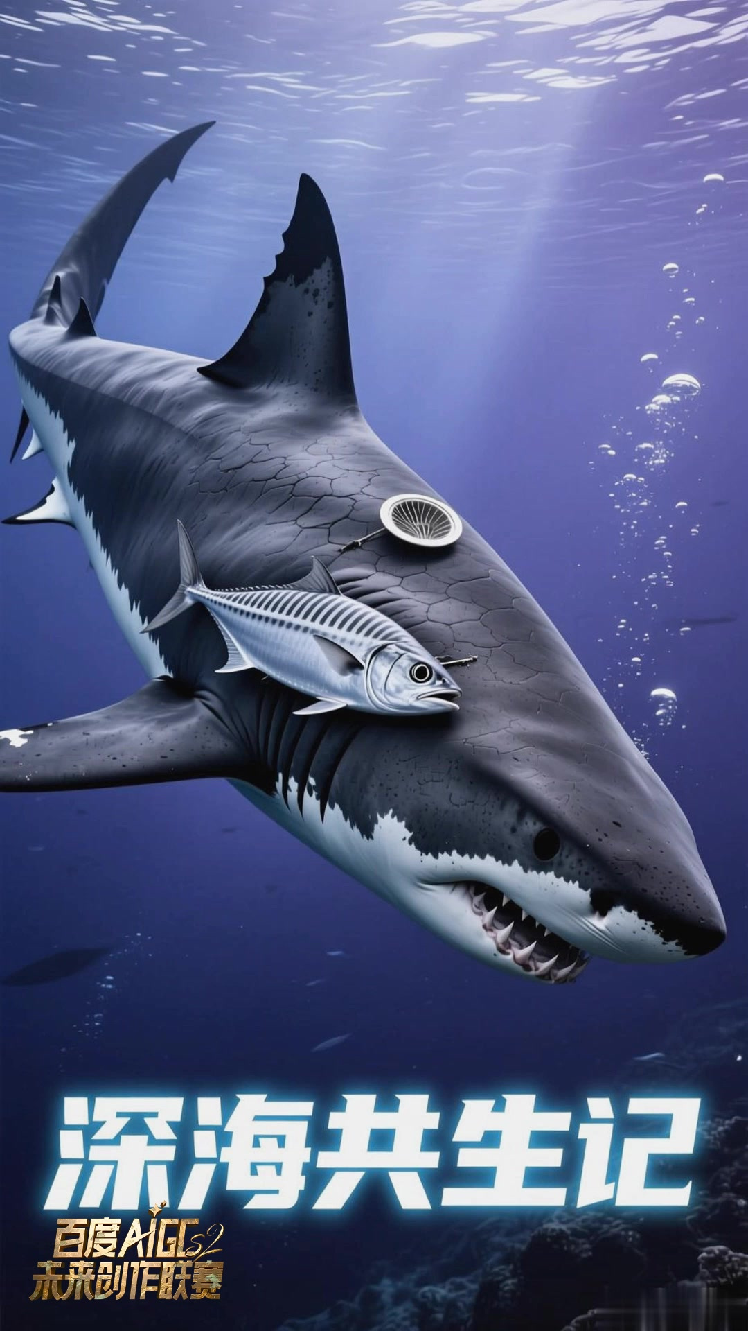 鮣鱼vs鲨鱼：搭便车的生存策略