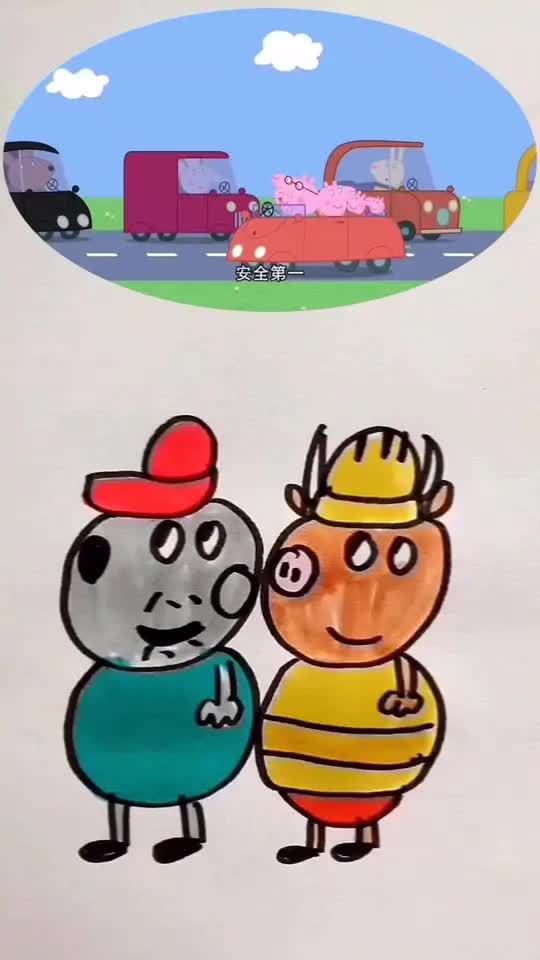 小猪佩奇儿童画