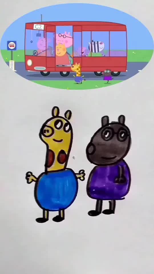 小猪佩奇儿童画 (10)