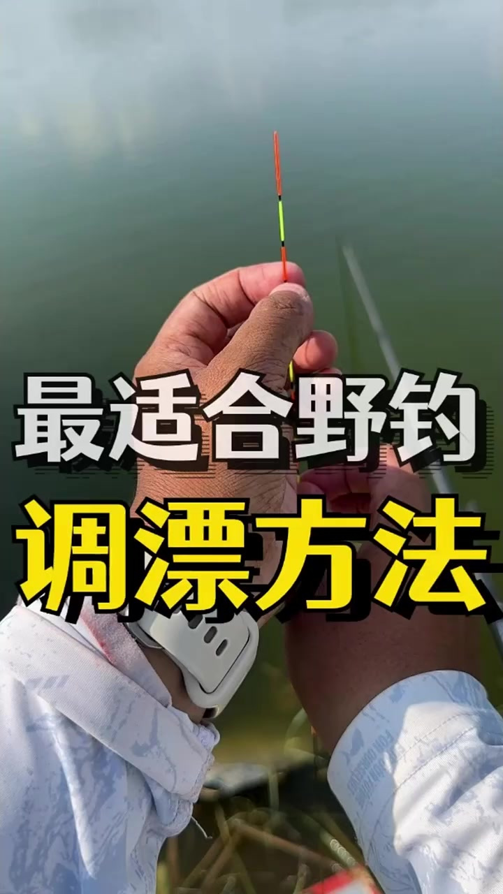 最适合野钓的调漂方法，新手也可以秒懂！