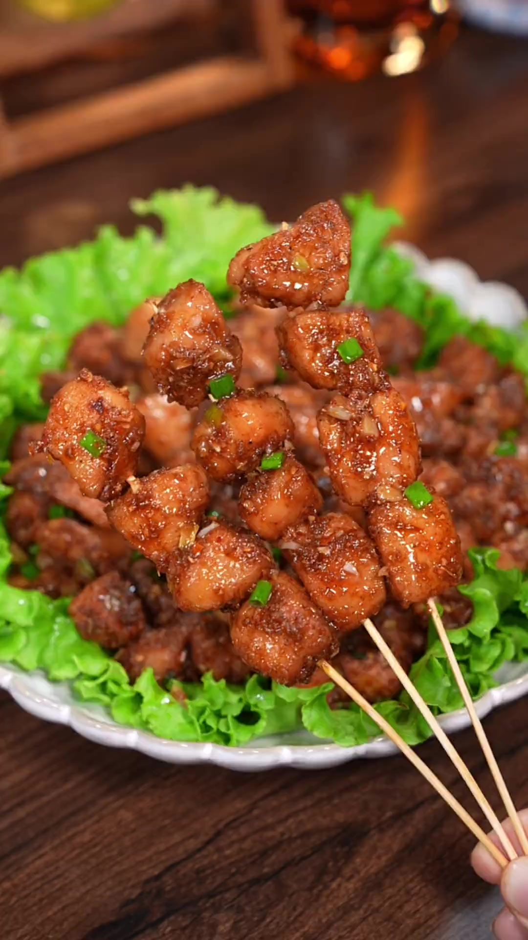 鸡胸肉买回来别再煮着吃了,试试这个孜然鸡丁,爱烤羊肉串还好吃