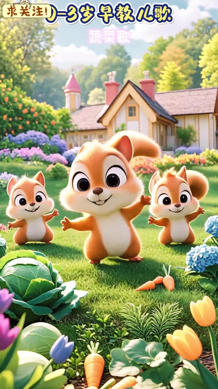 儿歌多多0-3岁儿歌大全 100首最火儿歌连放《蔬菜歌》儿歌多多500首自动连续播放 儿歌