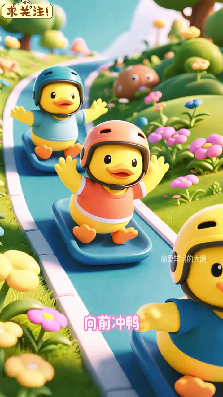 早教儿歌《加油鸭》早教儿歌,动画启蒙,儿歌动画,龙宝宝,跳舞儿歌,贝乐虎儿歌,儿