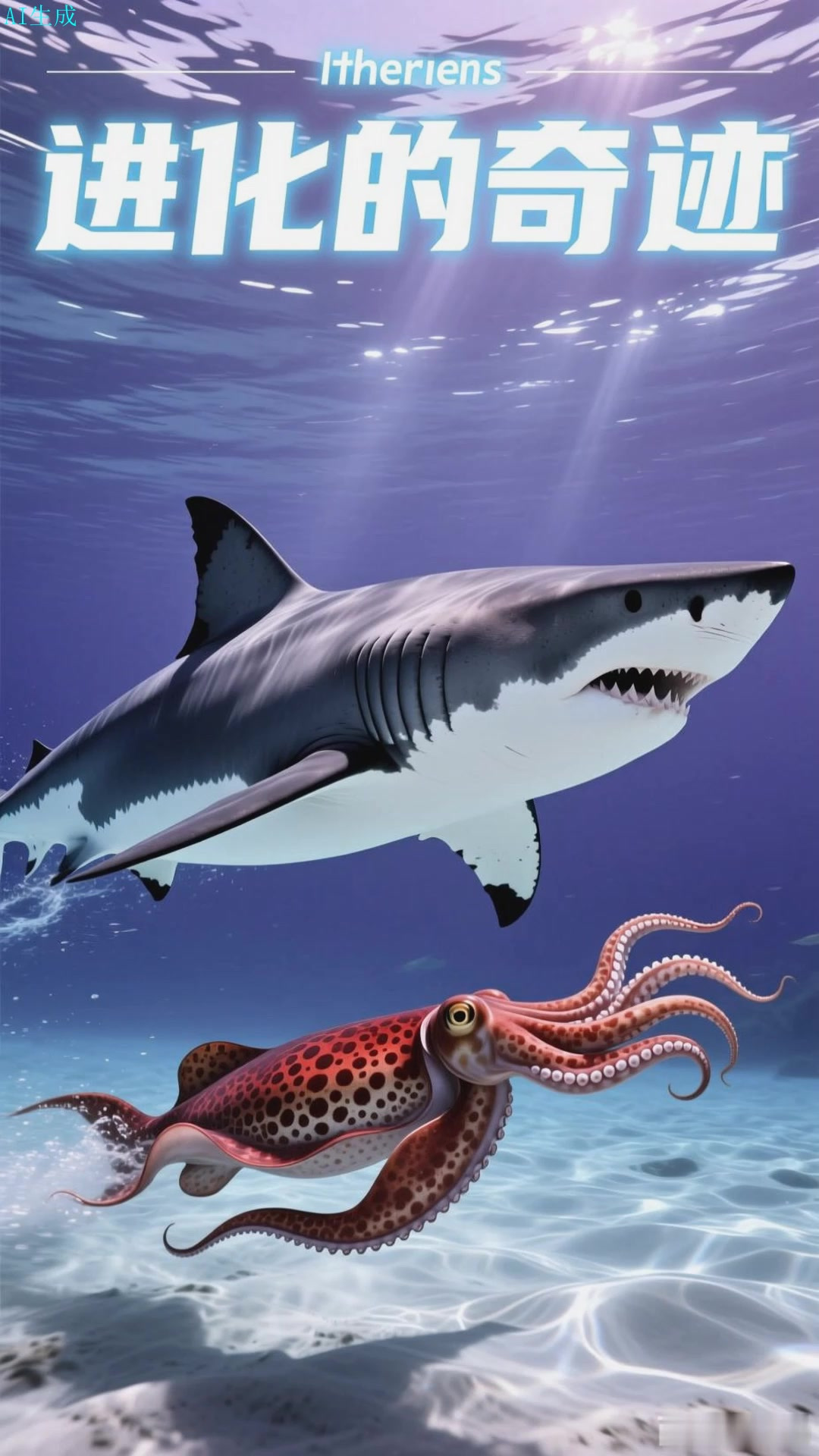 乌贼与鱼类相似流线外形却属于软体动物,趋同进化案例展现环境对形态的塑造