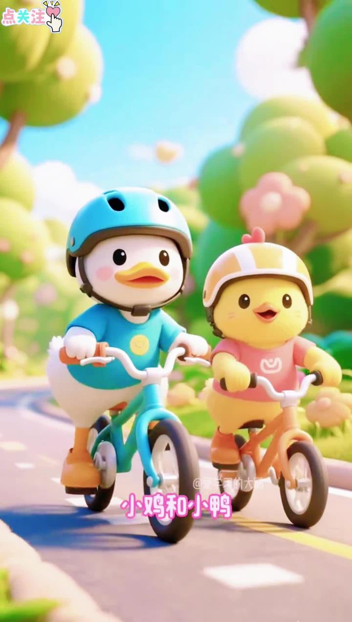 启蒙早教儿歌《小鸡和小鸭》，早教儿歌，动画启蒙，儿歌动画，跳舞儿歌，贝乐虎儿歌