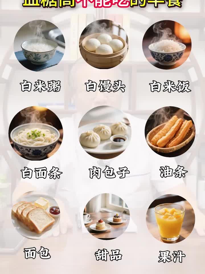 血糖高的朋友早餐该吃哪些