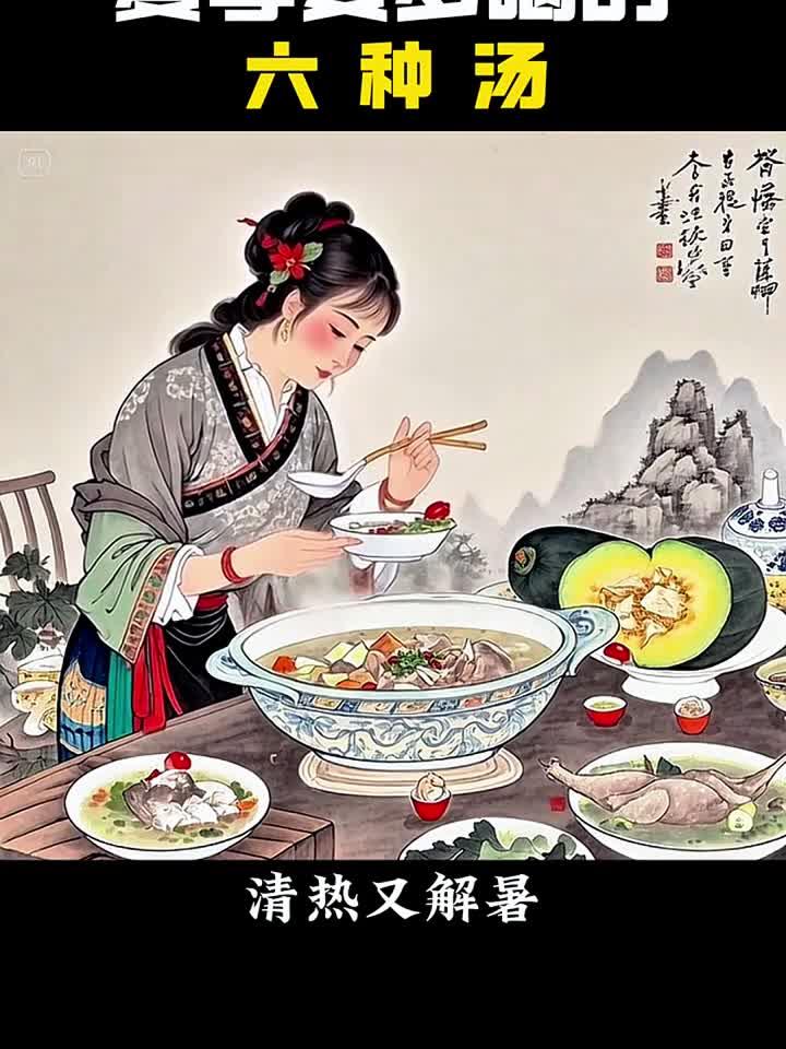 夏季要多喝的六种汤