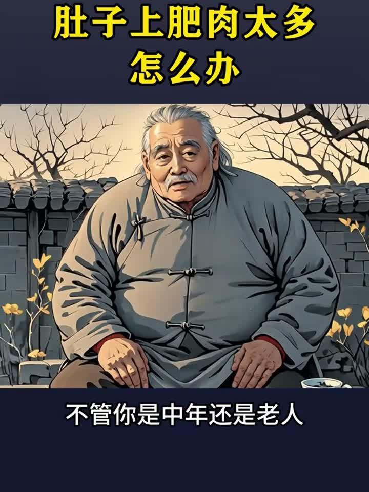 肚子上肥肉太多怎么办？