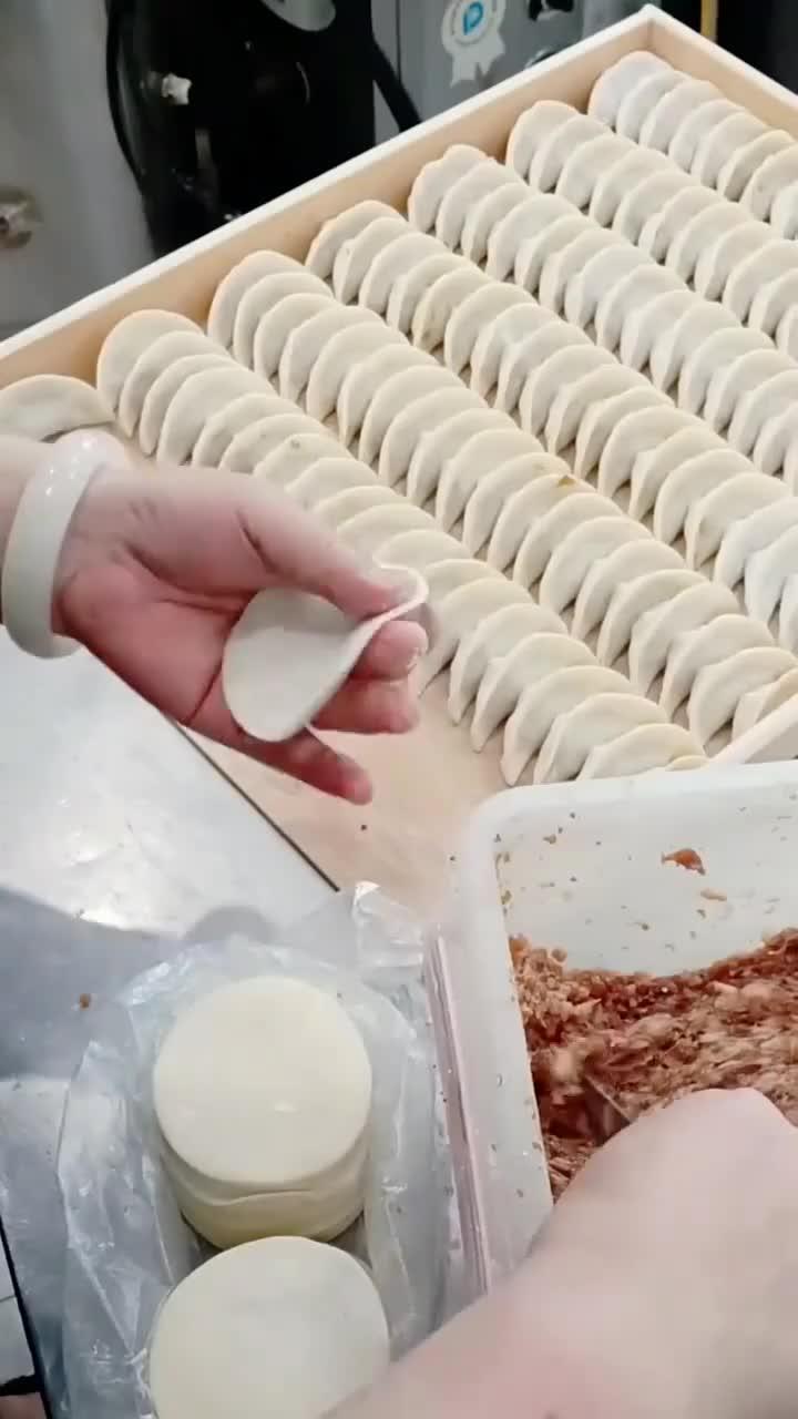 饺子的快速包法