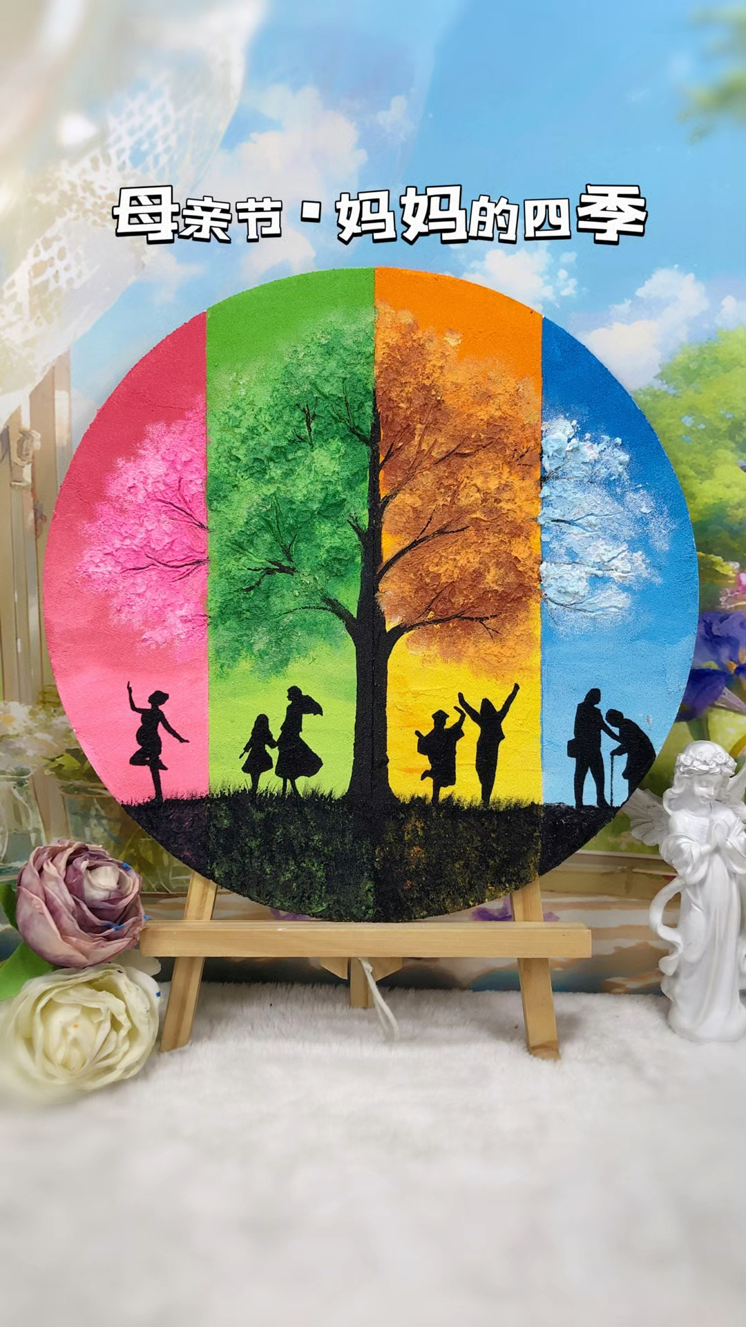 一看就会四季树·母亲节给妈妈画幅画吧!