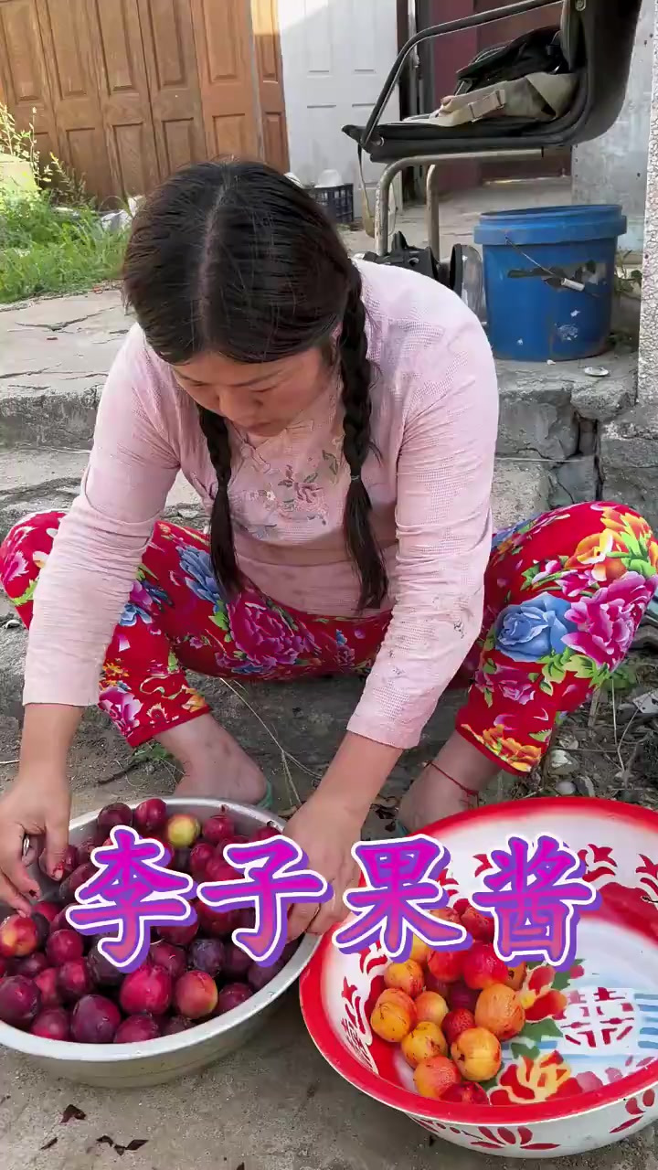 看这李子通红的,看着就好吃,做个李子酱吧