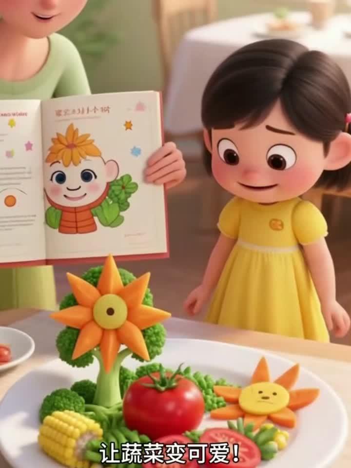 孩子不爱吃蔬菜?试试这三个趣味搭配