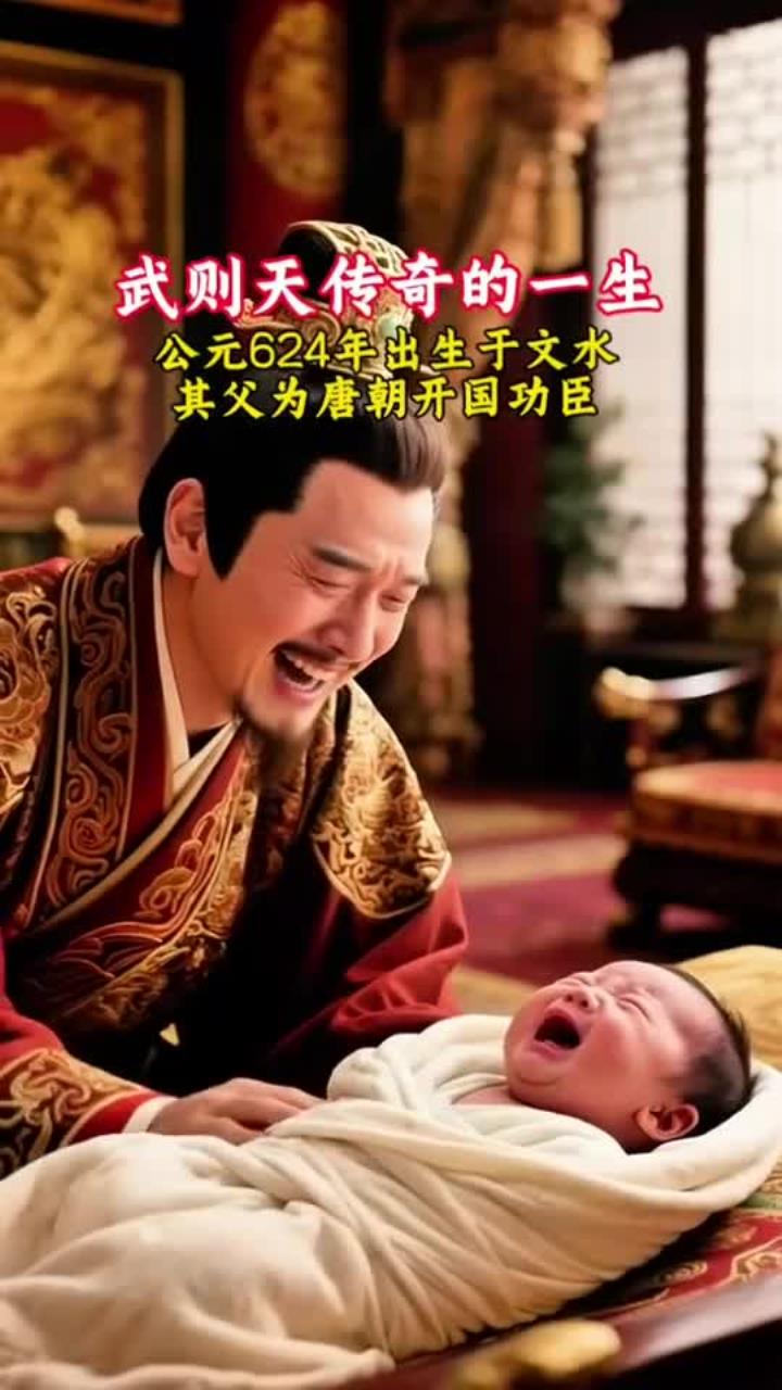 武则天传奇的一生公元624年出生于文水其父为唐朝开国功臣