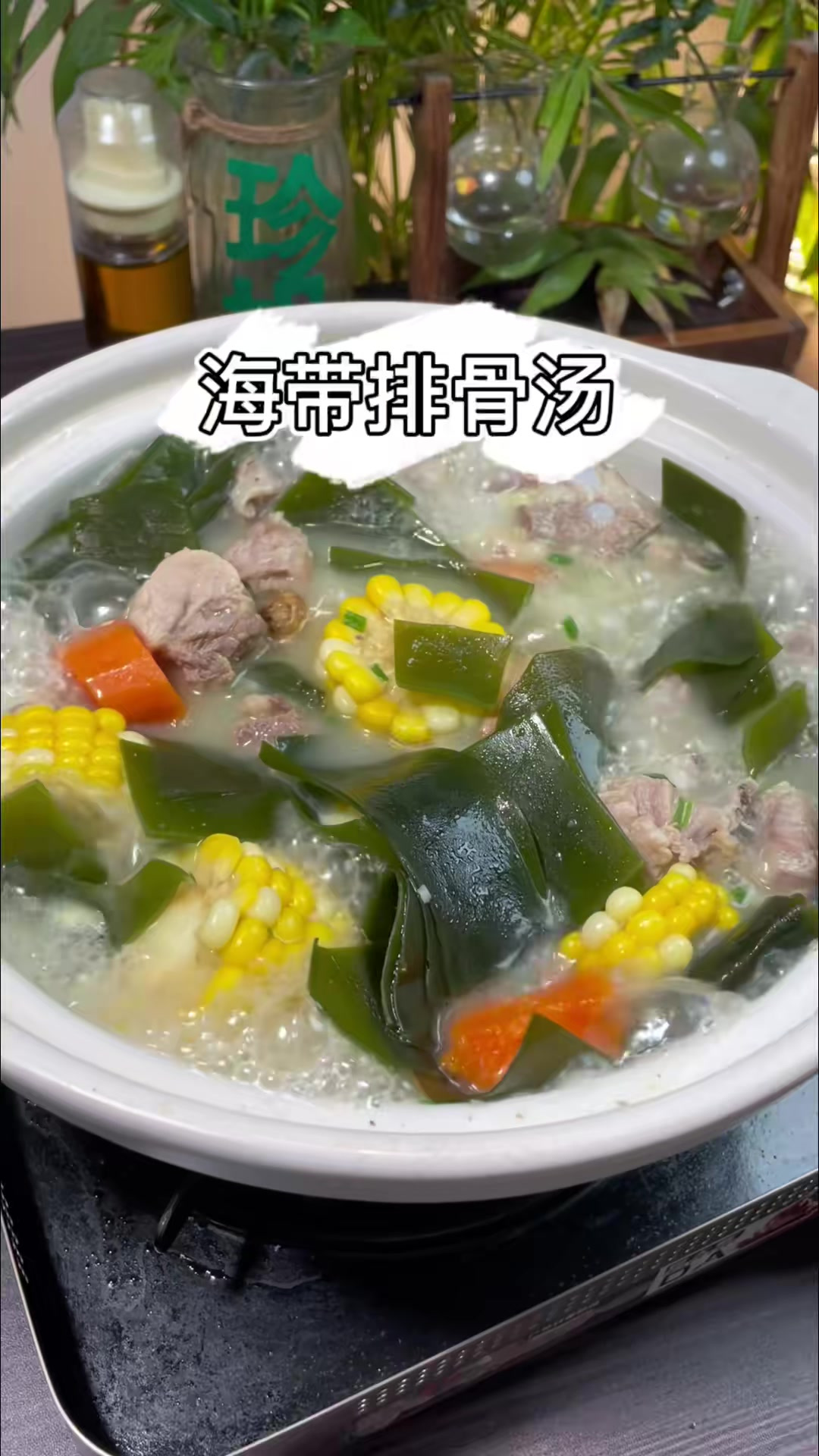 夏天一定要给家人多喝海带玉米排骨汤，鲜美好喝又营养，海带的营