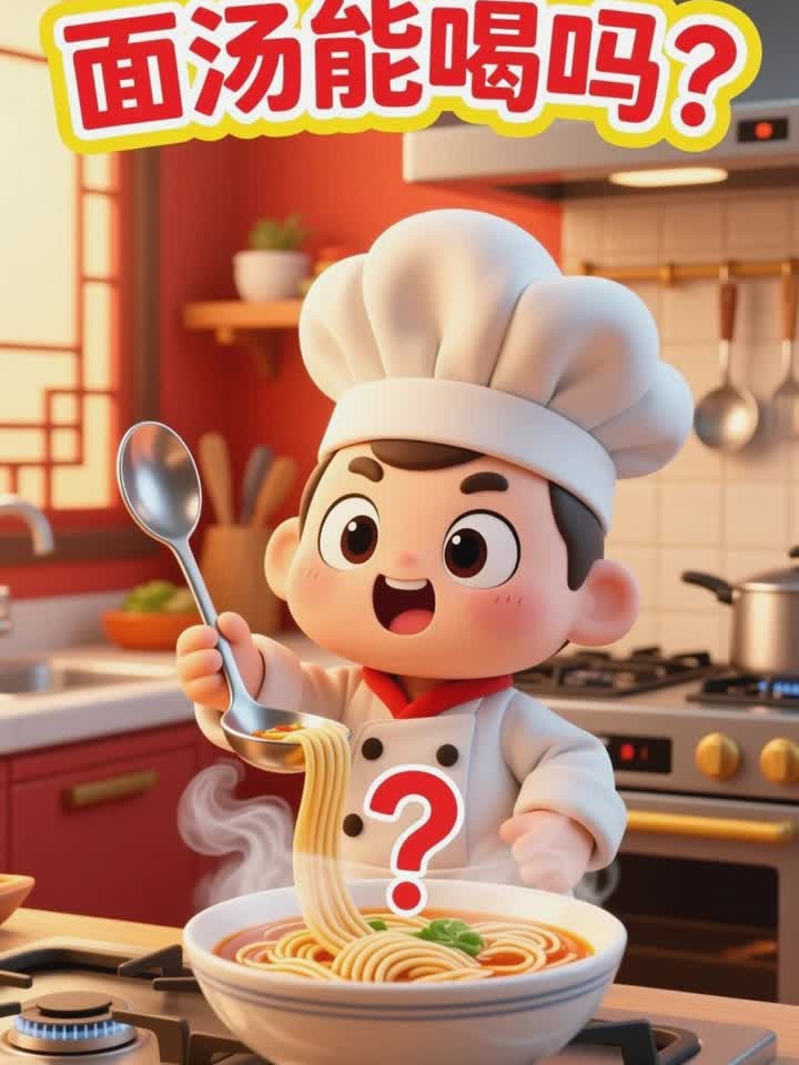 煮面条的汤能喝吗?