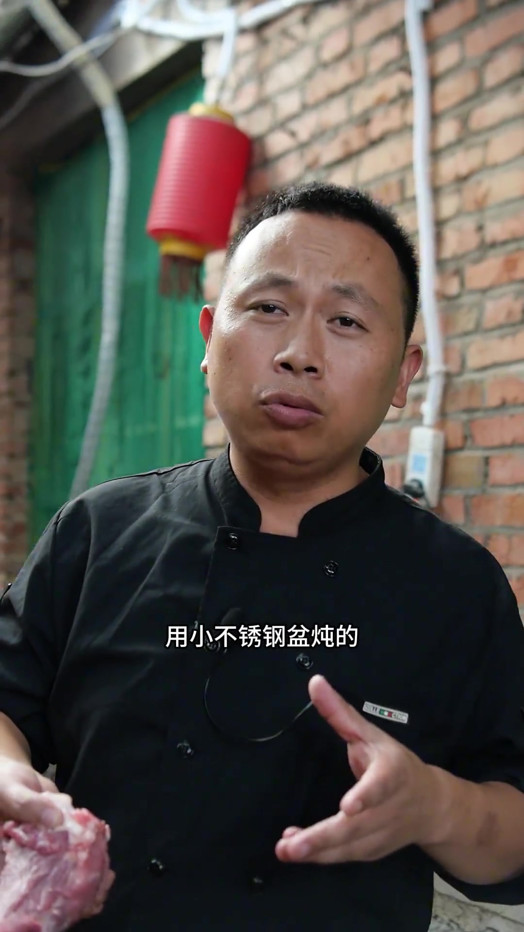 大骨头毛白菜 一荤一素搭配好吃的很