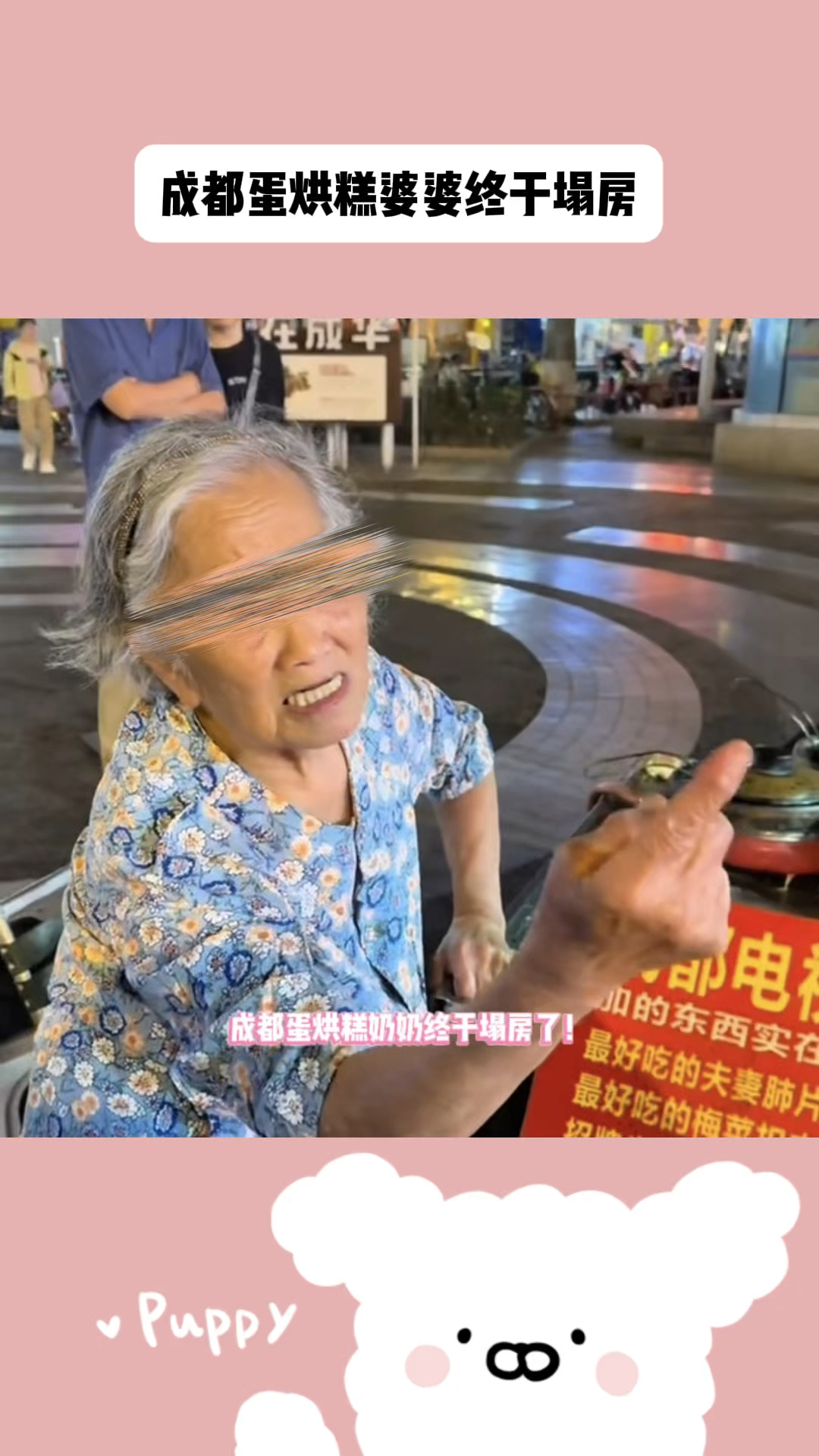 成都蛋烘糕奶奶最近终于塌房了#万万没想到 #蛋烘糕 #内容太过真实 #路边摊