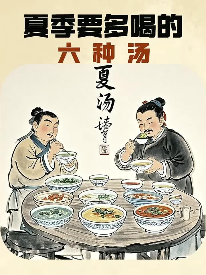 气血常充盈福寿自然长,夏季要多喝的六种汤