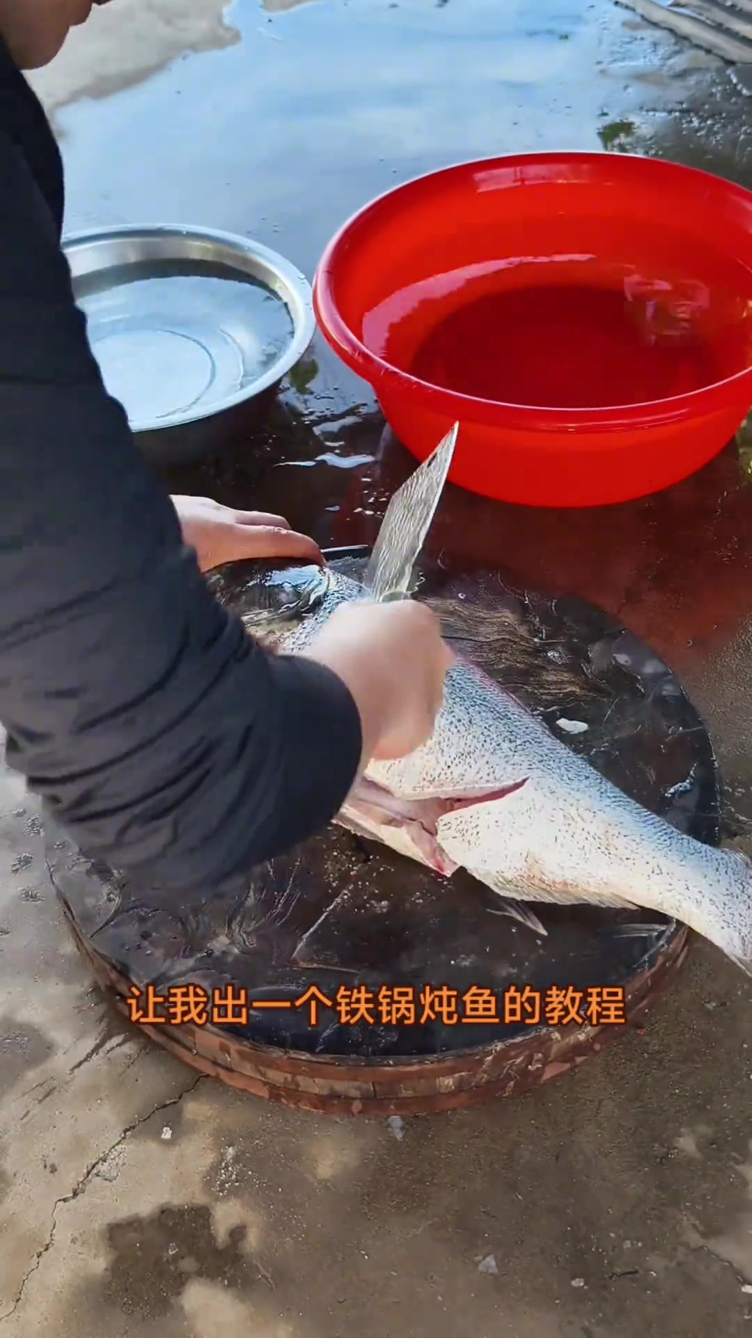姐妹们铁锅炖鱼教程来了,做法简单一学就会这样炖出来的鱼