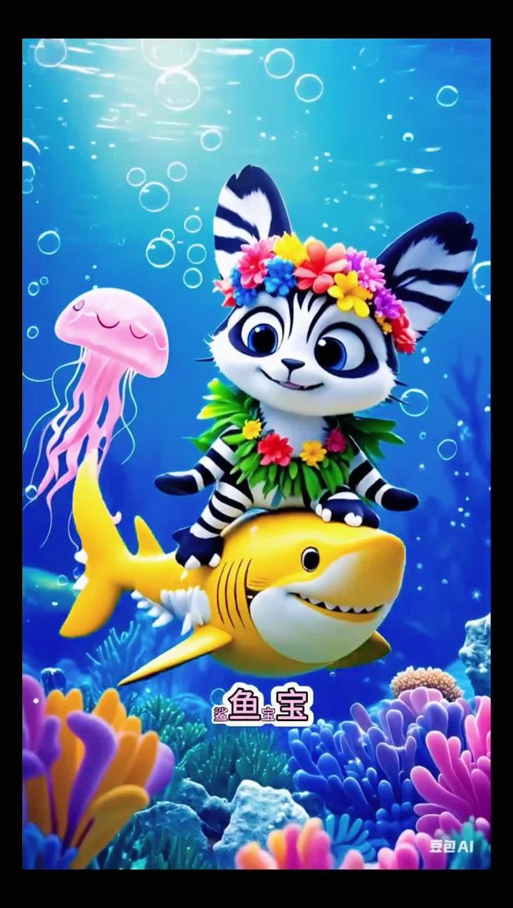 儿歌《鲨鱼一家》
