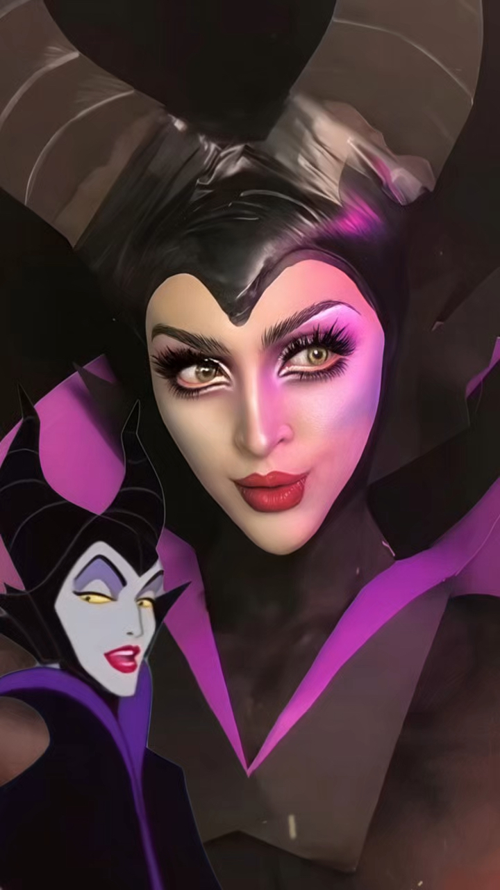 迪士尼睡美人反派角色仿妆
