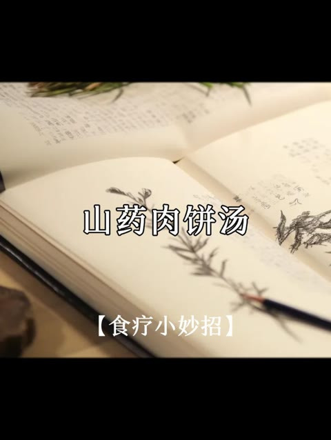 减肥期间喝的汤,山药肉饼汤