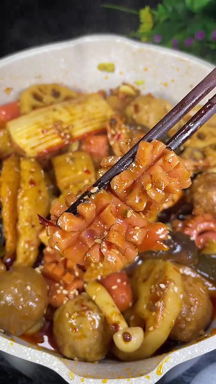 家庭版麻辣香锅,做法还挺简单