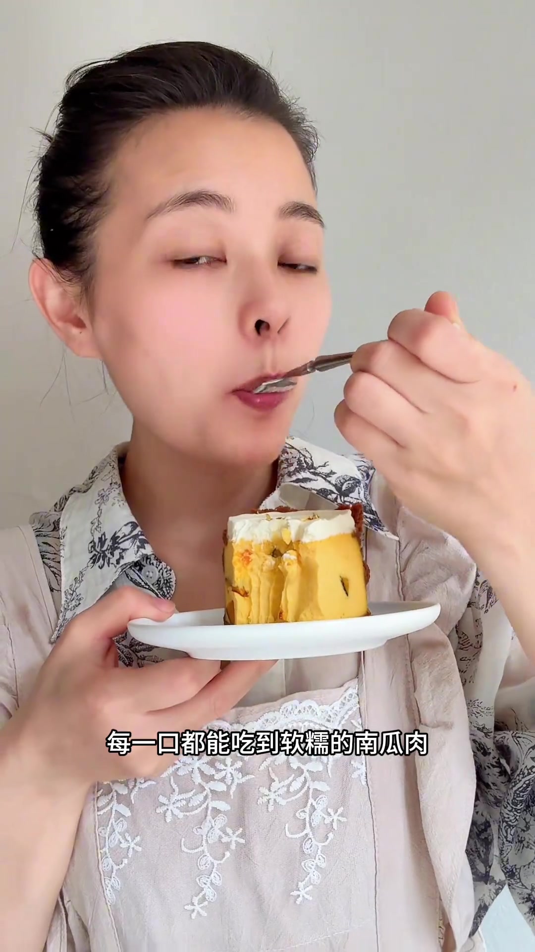 秋冬甜品，零难度的双重南瓜嫩芝士蛋糕