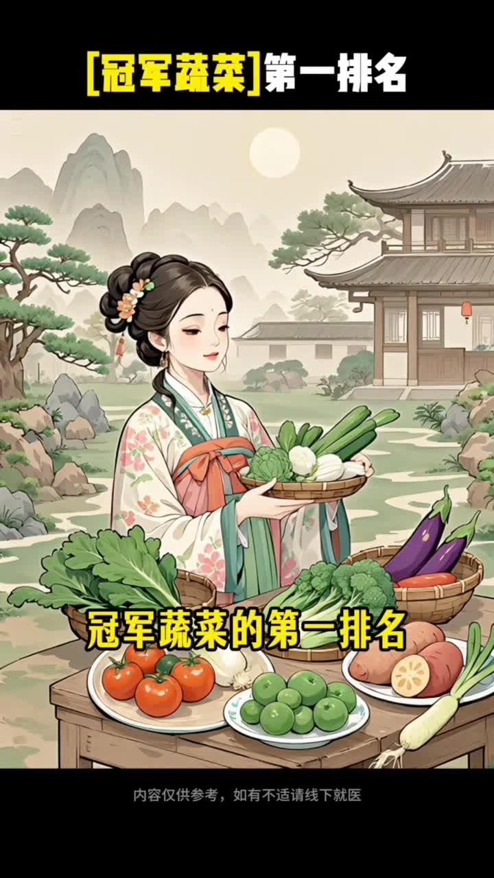 冠军蔬菜的第一排名,你都知道有哪些吗?