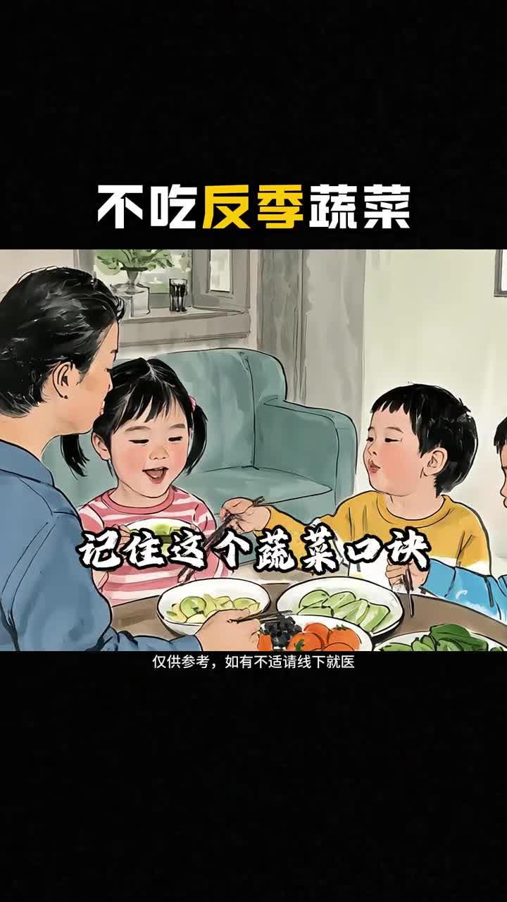 养生不吃反季节蔬菜